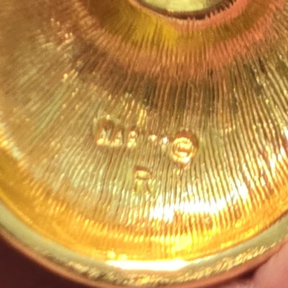 Napier Elegant Black and Gold Toned Earrings - Picture 4 of 5